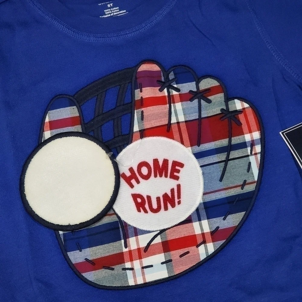 5T T-Shirts 4T Shorts Baseball Outfit Gymboree NWT
